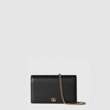 구찌 여성 GG 마몽 체인 지갑 - Gucci Womens GG Marmont Chain Wallet 