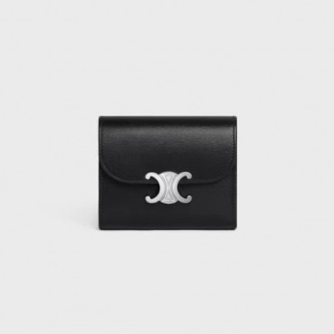 셀린느 여성 블랙 반지갑 - Celine Womens Black Wallets 