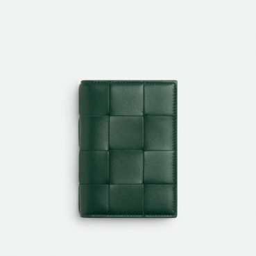 보테가베네타 남성 그린 여권 지갑 - Bottega Veneta Mens Green Passport Wallet 