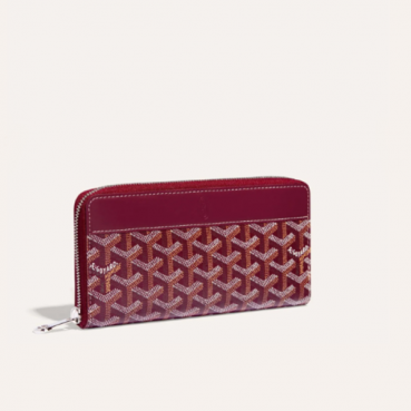 고야드 남/녀 마티뇽 버건디 지갑 GM - Goyard Unisex Matignon Long Wallets 