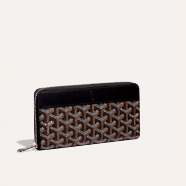 고야드 남/녀 마티뇽 블랙 지갑 GM - Goyard Unisex Matignon Long Wallets 