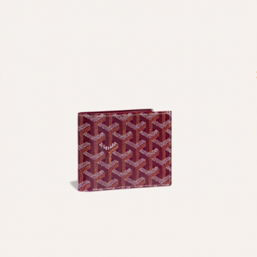 고야드 남/녀 버건디 빅투와르 반지갑 - Goyard Unisex Victoire Wallets 