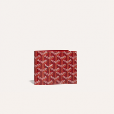 고야드 남/녀 레드 빅투와르 반지갑 - Goyard Unisex Victoire Wallets 