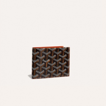 고야드 남/녀 블랙 탄 빅투와르 반지갑 - Goyard Unisex Victoire Wallets 