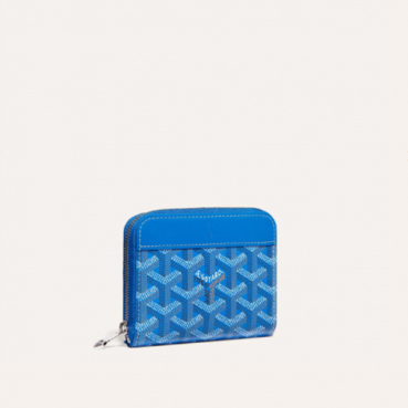 고야드 남/녀 마티뇽 블루 탄 지갑 PM - Goyard Unisex Matignon Wallets 