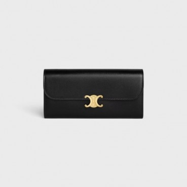 셀린느 여성 블랙 장지갑 - Celine Womens Black Wallets 