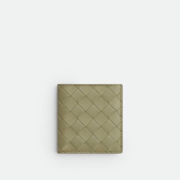 보테가베네타 남성 그린 반지갑 - Bottega Veneta Mens Green Half Wallets 