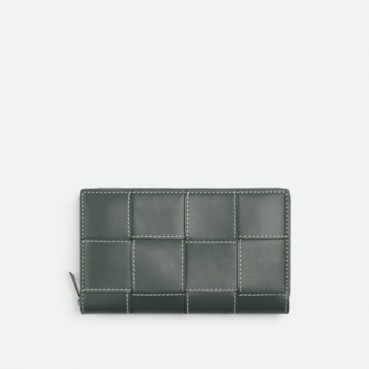 보테가베네타 남성 그레이 장지갑 - Bottega Veneta Mens Zippy Wallets 
