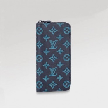 루이비통 남성 블루 장지갑 M82322 - Louis vuitton Mens Zippy Wallets 