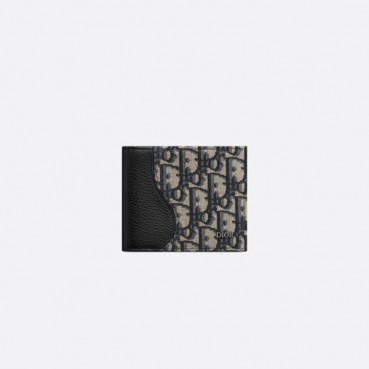 디올 남성 네이비 반지갑 - Dior Mens Navy Half Wallets 