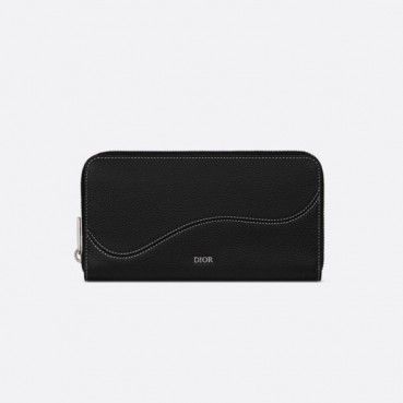 디올 남성 블랙 장지갑 - Dior Mens Black Long Wallets 