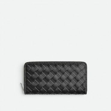 보테가베네타 남성 블랙 장지갑 - Bottega Veneta Mens Black Long Wallets 