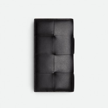 보테가베네타 남성 블랙 장지갑 - Bottega Veneta Mens Black Long Wallets 
