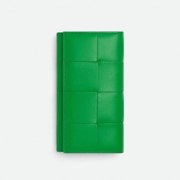 보테가베네타 남성 그린 장지갑 - Bottega Veneta Mens Green Long Wallets 