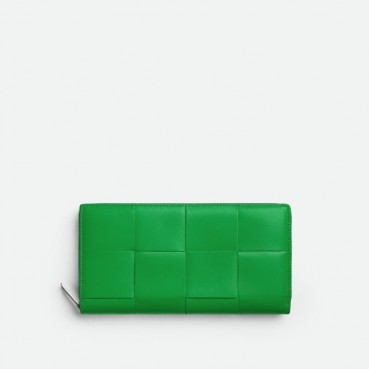 보테가베네타 남성 그린 지퍼돌이 장지갑 - Bottega Veneta Mens Green Zippy Wallets 