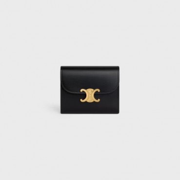 셀린느 여성 블랙 반지갑 - Celine Womens Black Wallets 