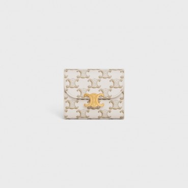 셀린느 여성 화이트 반지갑 - Celine Womens White Wallets 