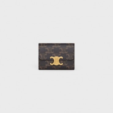 셀린느 여성 브라운 반지갑 - Celine Womens Brown Wallets 