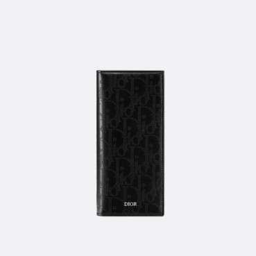 디올 남성 블랙 장지갑 - Dior Mens Black Long Wallets 