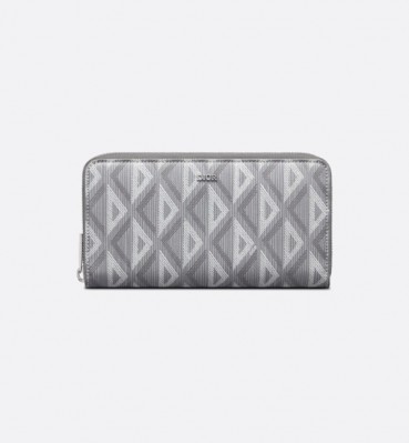 디올 남성 그레이 지퍼돌이 장지갑 - Dior Mens Gray Zippy Wallets 