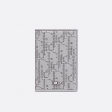 디올 남성 그레이 반지갑 - Dior Mens Gray Half Wallets 