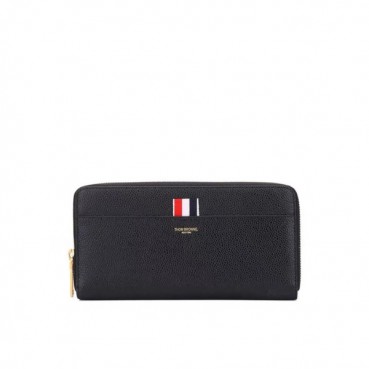 톰브라운 남성 블랙 장지갑 - Thom Browne Mens Black Long Wallets 