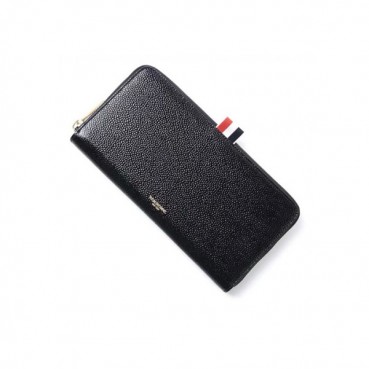 톰브라운 남성 블랙 장지갑 - Thom Browne Mens Black Long Wallets 