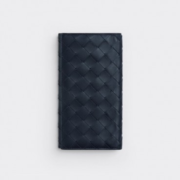 보테가베네타 남성 네이비 장지갑 - Bottega Veneta Mens Navy Wallets 