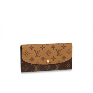 루이비통 남/녀 카멜 장지갑 - Louis vuitton Unisex Camel Long Purse 