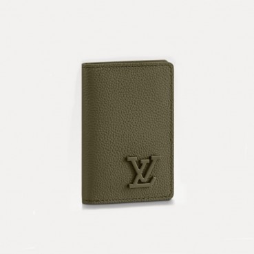 루이비통 남/녀 카키 반지갑 - Louis vuitton Unisex Khaki Wallets 
