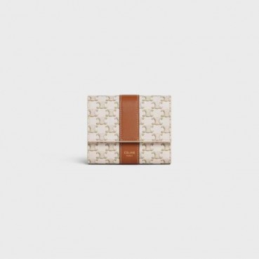 셀린느 여성 화이트 반지갑 - Celine Womens White Wallets 