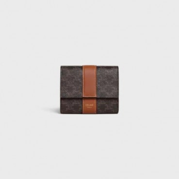 셀린느 여성 브라운 반지갑 - Celine Womens Brown Wallets 