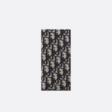 디올 남성 블랙 장지갑 - Dior Mens Navy Long Wallets 