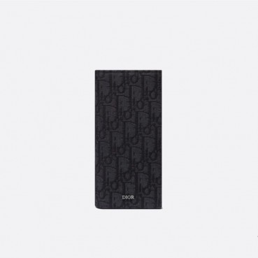 디올 남성 블랙 장지갑 - Dior Mens Black Long Wallets 