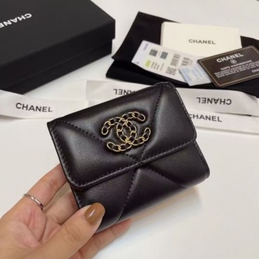 샤넬 여성 클래식 블랙 미니 지갑 - Chanel Womens Black MIni Purse 