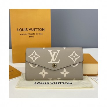 Louis Vuitton 2021 Women's Leather Wallet,19.5cm,M80496,LOUWT0509 - 루이비통 2021 여성용 레더 장지갑,19.5cm,카키