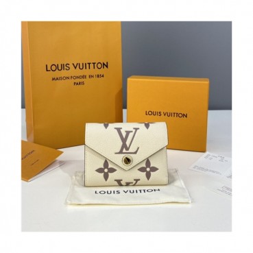 Louis Vuitton 2021 Women's Leather Wallet,12cm,M80086,LOUWT0507 - 루이비통 2021 여성용 레더 반지갑,12cm,베이지