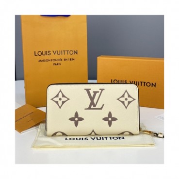 Louis Vuitton 2021 Women's Leather Wallet,19cm,M80116,LOUWT0506 - 루이비통 2021 여성용 레더 장지갑,19cm,베이지