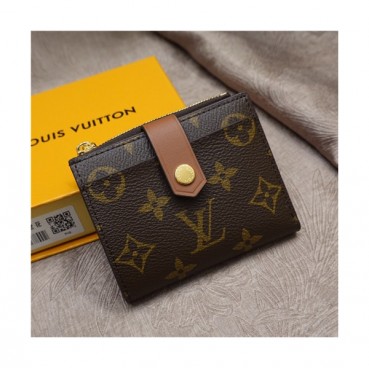 Louis Vuitton 2021 Men's Leather Wallet,11cm,M60451,LOUWT0502 - 루이비통 2021 남성용 레더 반지갑,11cm,브라운