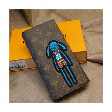 Louis Vuitton 2021 Men's Leather Wallet,19.5cm,M80158,LOUWT0498 - 루이비통 2021 남성용 레더 장지갑,19.5cm,브라운