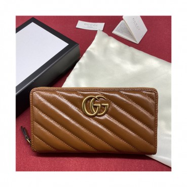 Gucci 2021 Women's Leather Wallet,19.5cm,GUW0197 - 구찌 2021 여성용 레더 장지갑,19.5cm,카멜