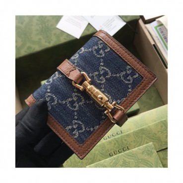 Gucci 2021 Women's Leather Wallet,11cm,GUW0190 - 구찌 2021 여성용 레더 지갑,11cm,네이비