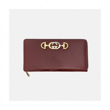 Gucci 2020 Women's Leather Wallet,19cm - 구찌 2020 여성용 레더 장지갑,19cm,GUW0184,와인