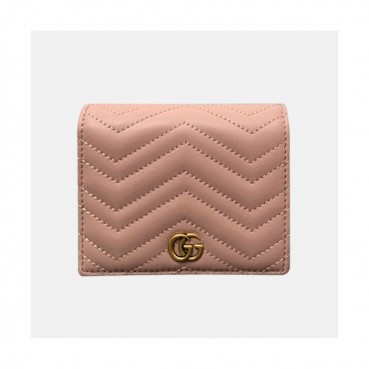 Gucci 2020 Women's Leather Wallet,12cm - 구찌 2020 여성용 레더 반지갑,12cm,GUW0183,핑크