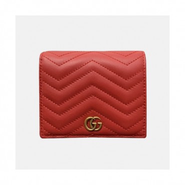 Gucci 2020 Women's Leather Wallet,12cm - 구찌 2020 여성용 레더 반지갑,12cm,GUW0182,레드