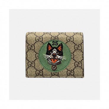 Gucci 2020 Men's Leather Wallet,11cm - 구찌 2020 남성용 레더 반지갑,11cm,GUW0180,베이지