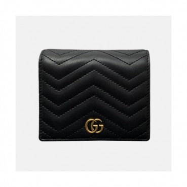 Gucci 2020 Men's Leather Wallet,12cm - 구찌 2020 남성용 레더 반지갑,12cm,GUW0177,블랙