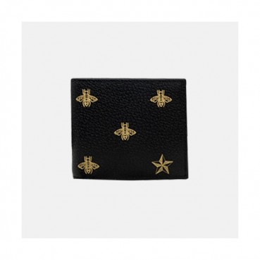 Gucci 2020 Men's Leather Wallet,12cm - 구찌 2020 남성용 레더 반지갑,12cm,GUW0176,블랙