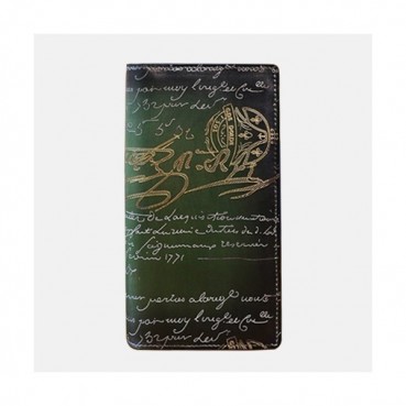 [벨루티] Berluti Custom Leater Wallet, 19cm - 벨루티 커스텀급 장지갑, 19cm, BLTW0002,그린