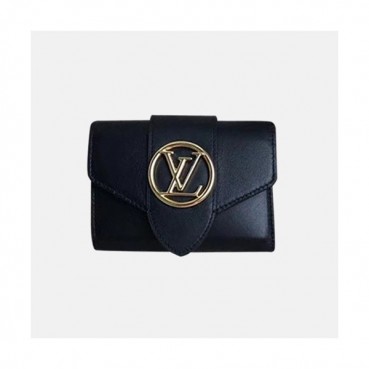 Louis Vuitton 2020 Pont 9 Wallet ,M69175 - 루이비통 2020 퐁9 반지갑, LOUW0481, Size(12cm),블랙